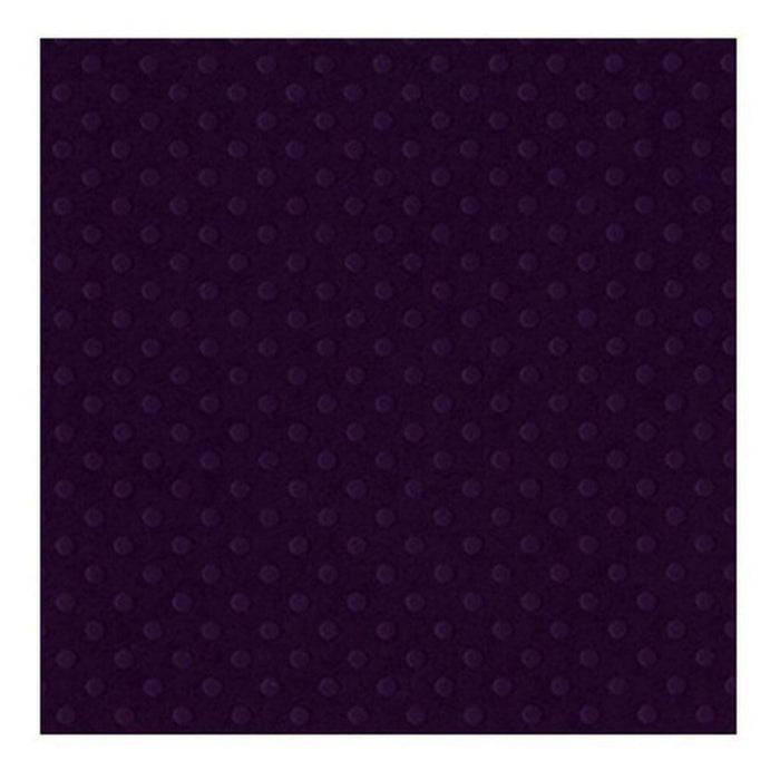 Bazzill Dotted Swiss Cardstock Paper Plum Pudding 12in x 12in