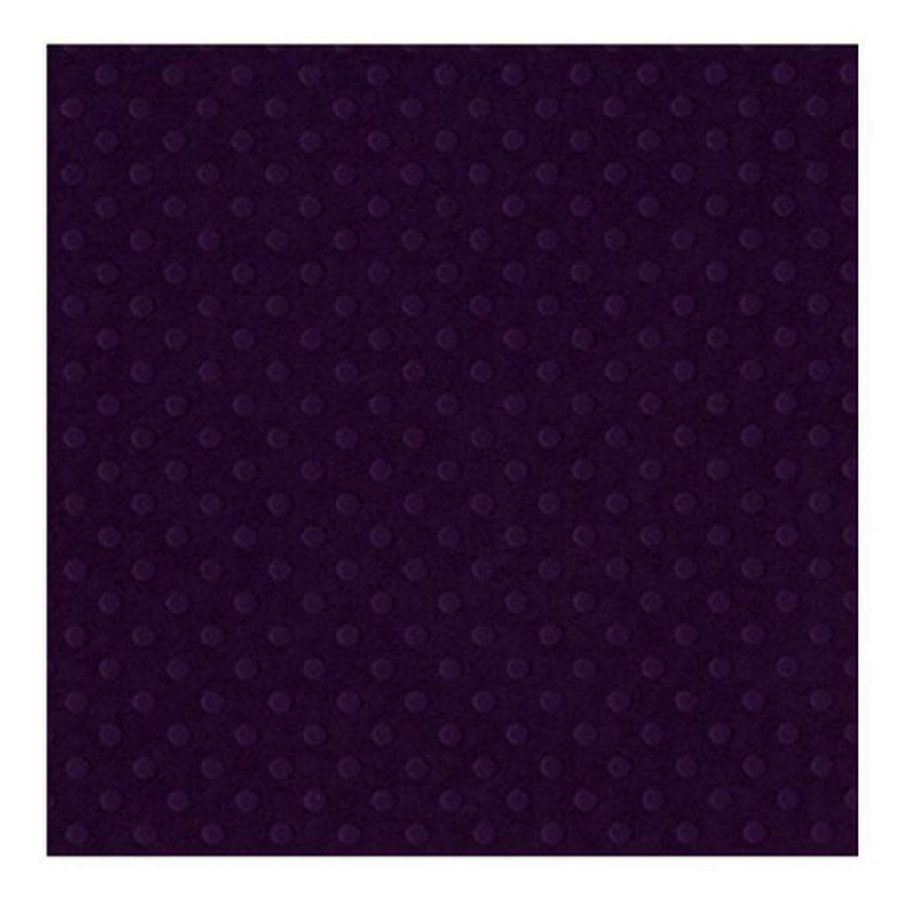 Cardstock Dotted Swiss Plum Pudding 12in x 12in