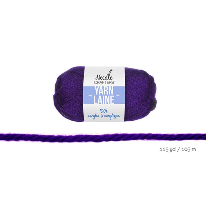 YARN ACRYLIC 50G PURPLE 