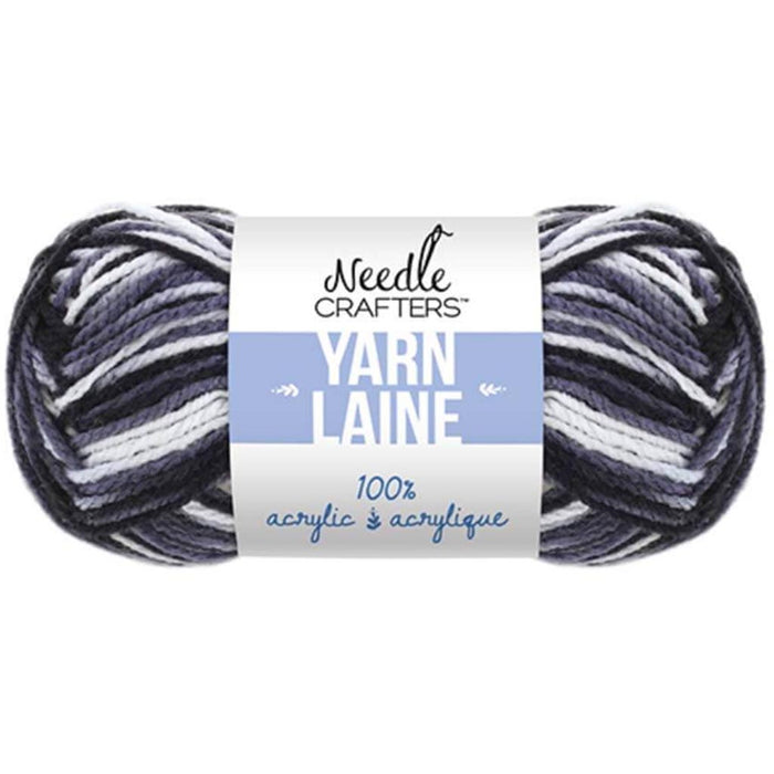 YARN ACRYLIC MULTI-DYED BALL 50G 