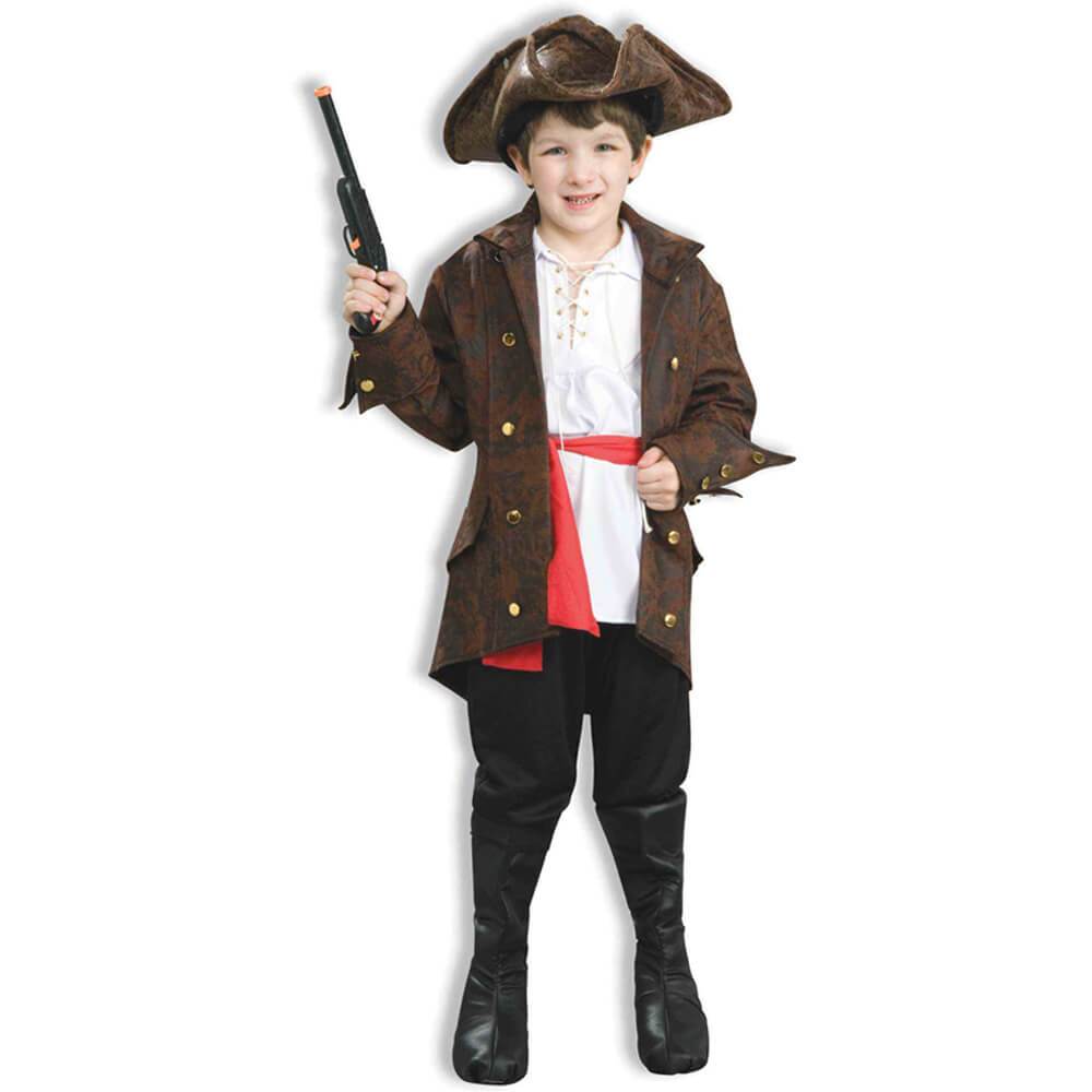 High Seas Pirate Costume 8-10 Medium