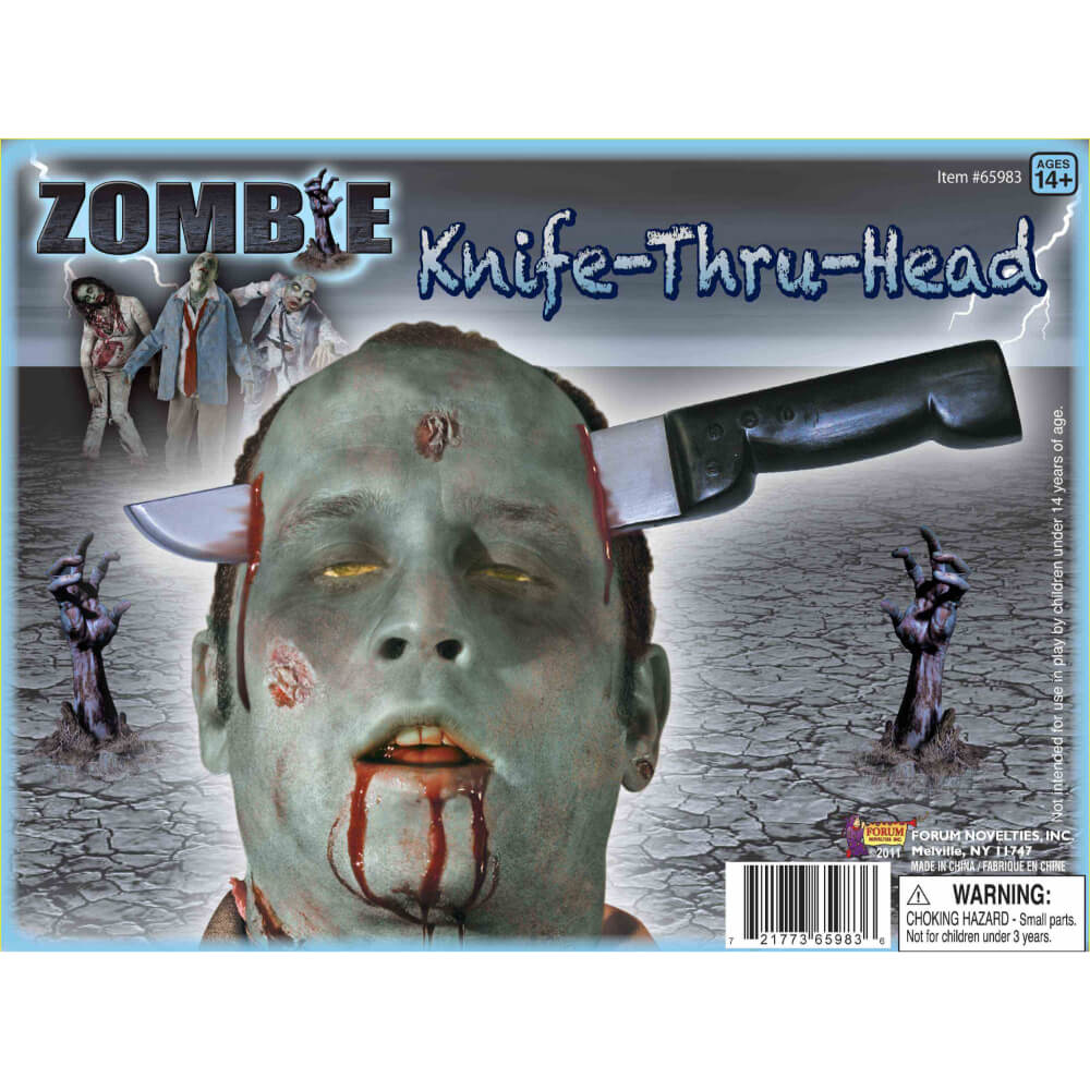 Zombie Knife Thru Head 