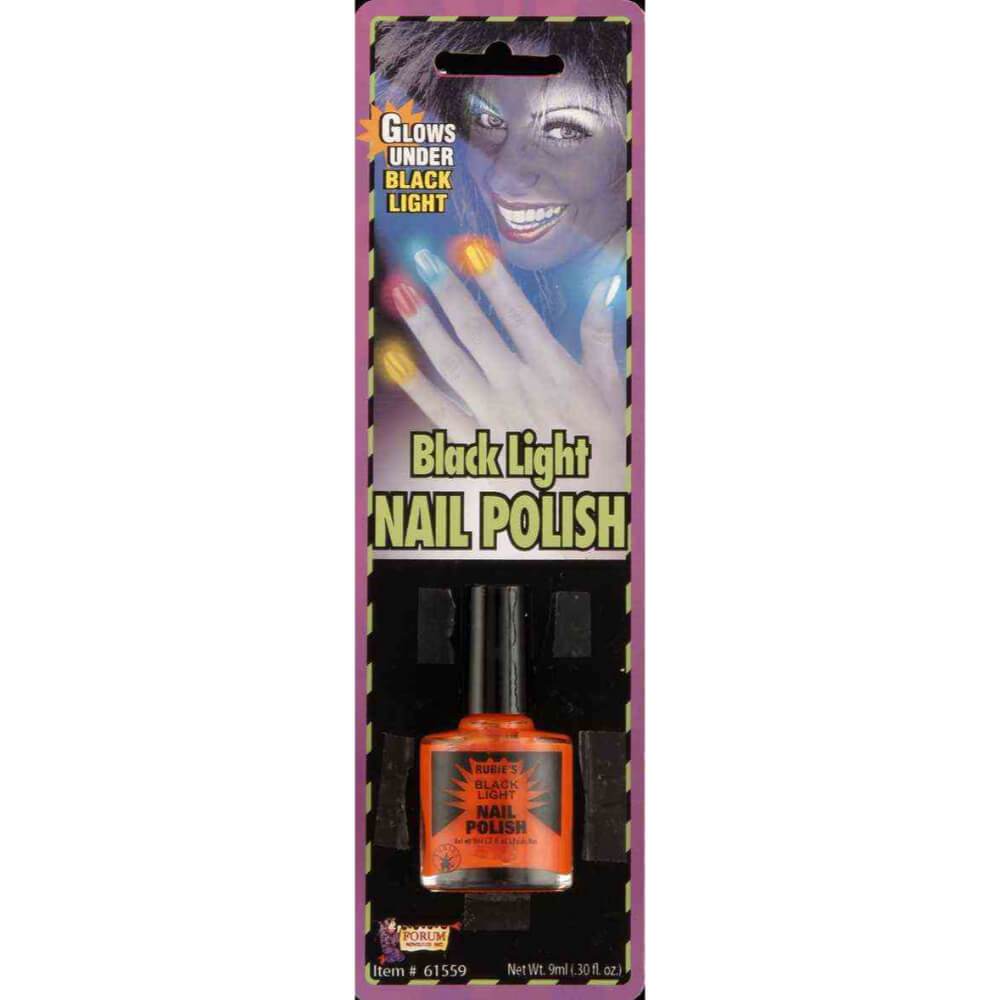 Nail Polish Black Light Orange