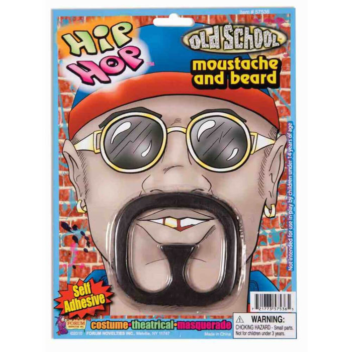 Rap Star Moustache & Beard 
