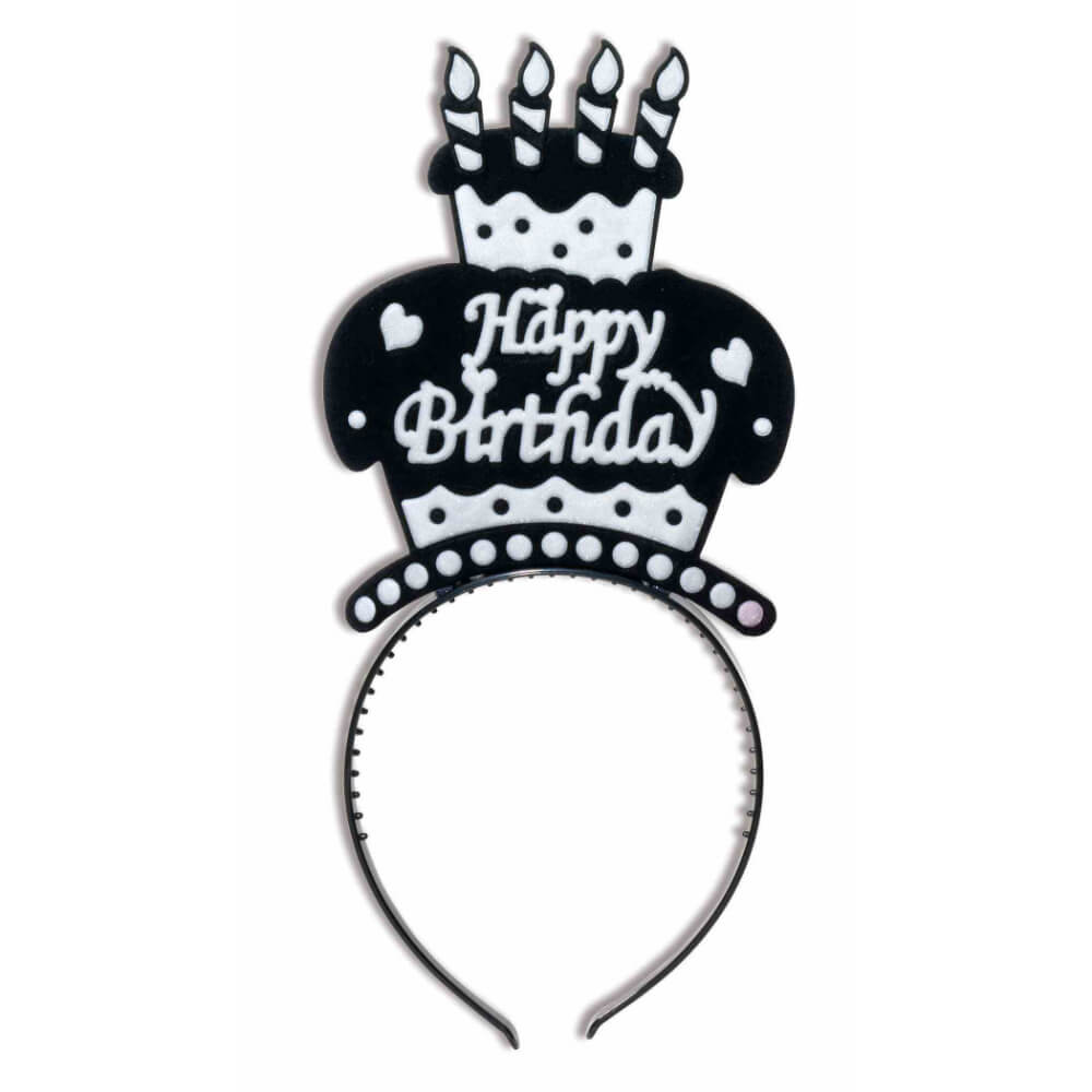 HEADBAND HAPPY BIRTHDAY CAKE 