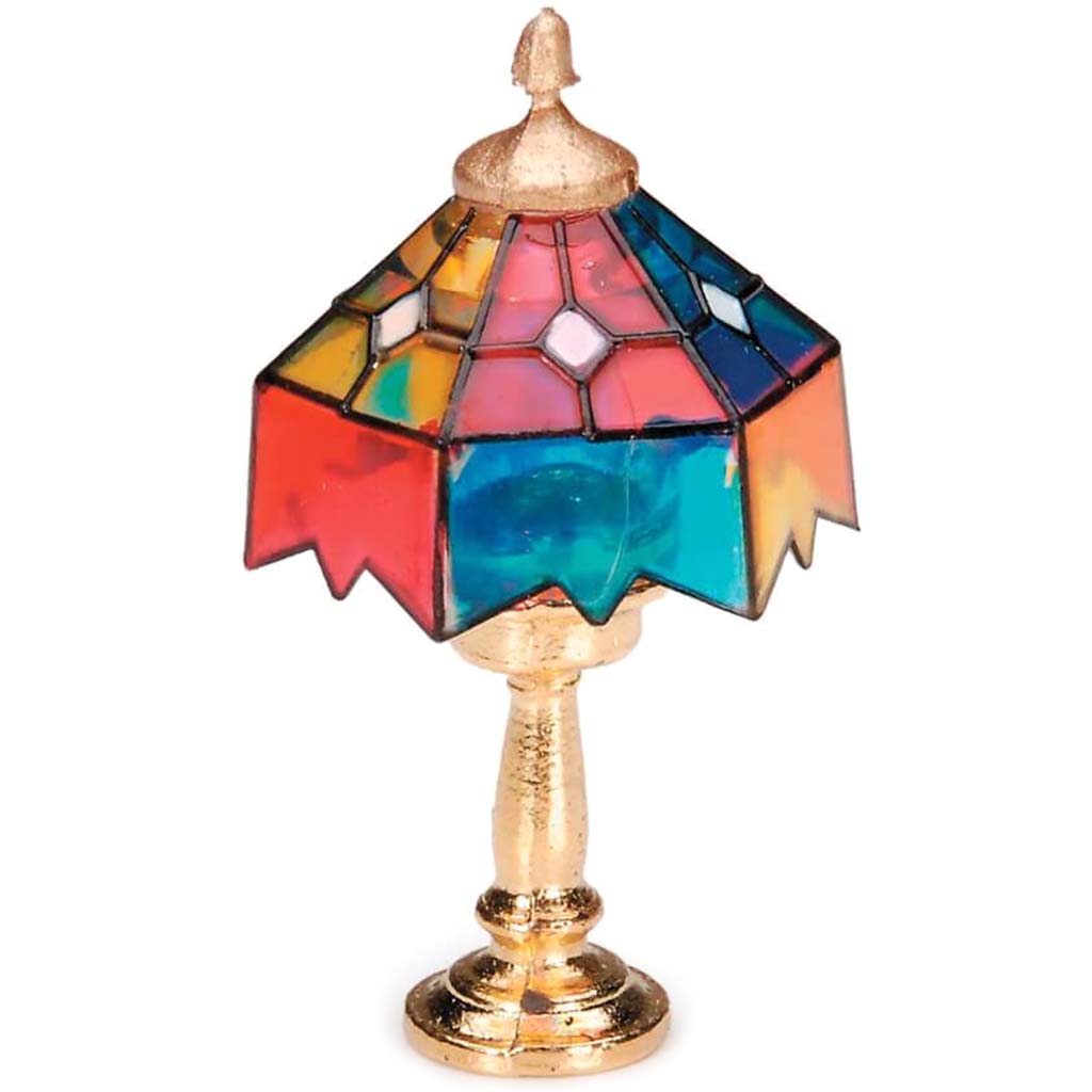 MINIATURE TIFFANY LAMP 2IN 