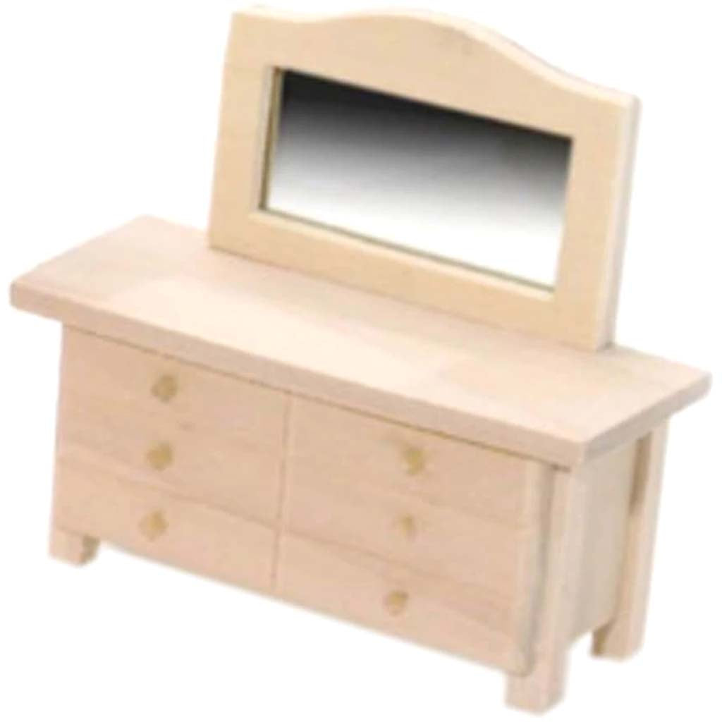 Mini Furniture Drawer with Mirror