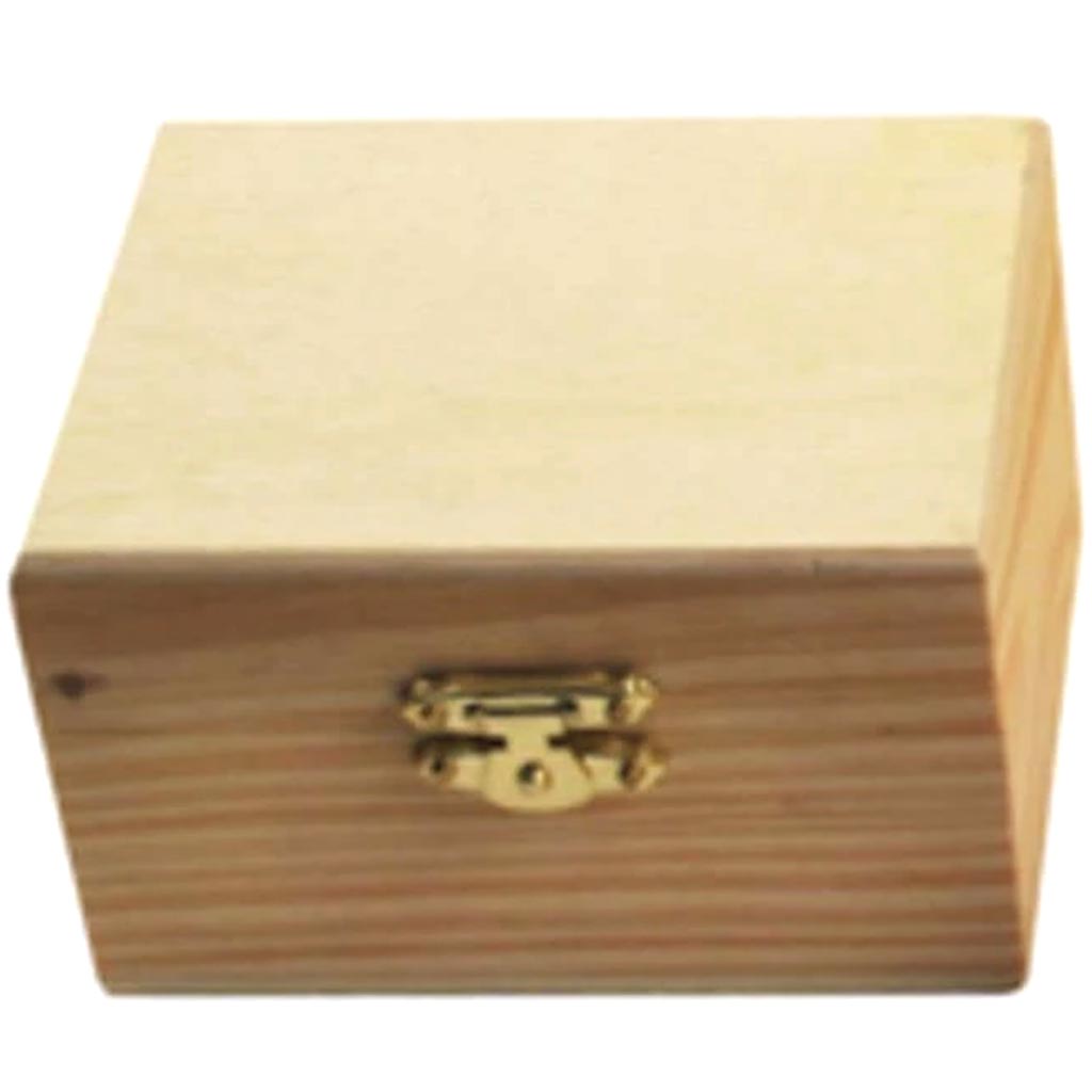 Wood Box Square Shape 