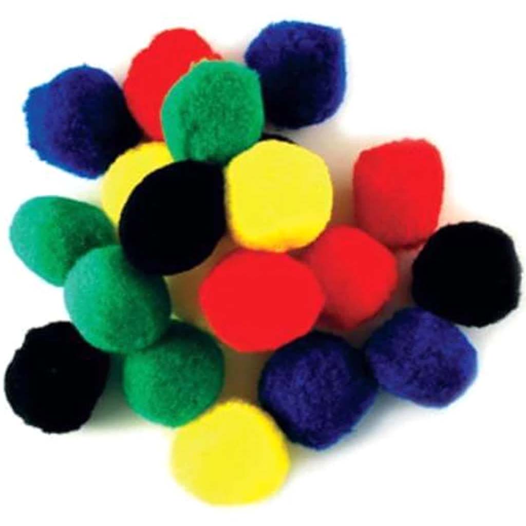 POMPOMS 1.5" PRIMARY COLOR  PRIMARY 