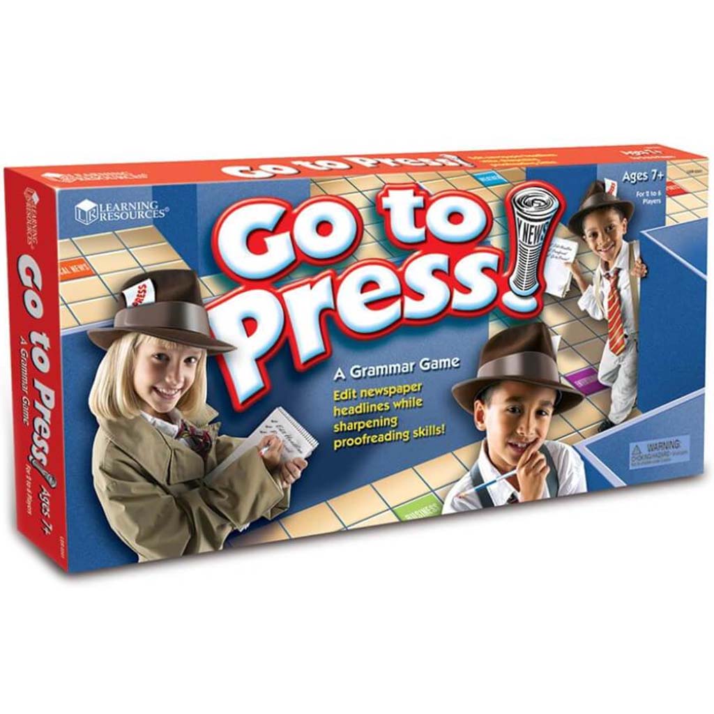 Go to Press Grammar Game 