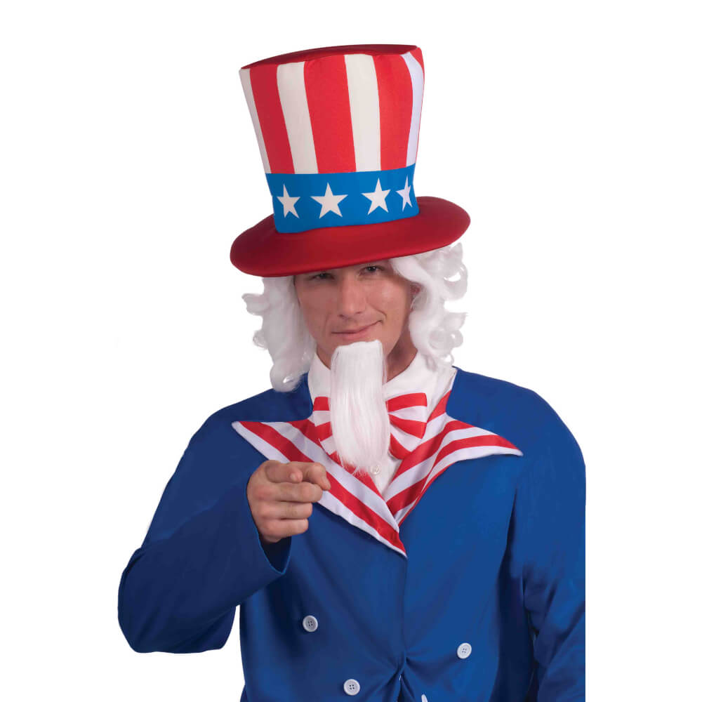 Uncle Sam Adult Wig &amp; Beard Set