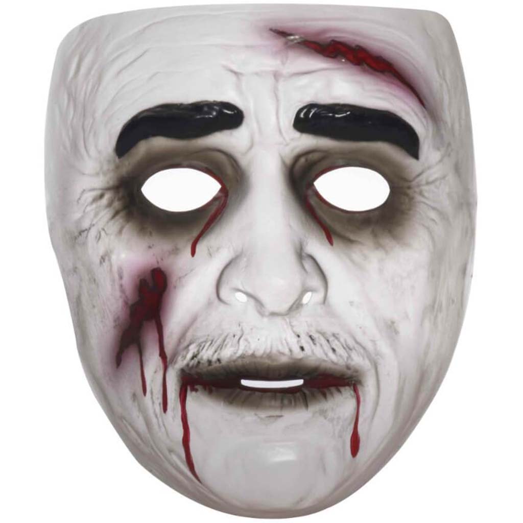 Male Zombie Transparent Mask