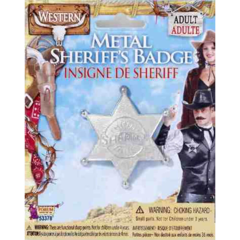 Metal Sheriff&#39;s Badge 