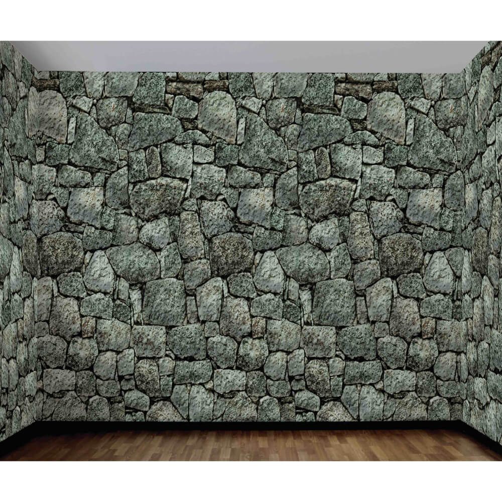 DUNGEON DECOR 20FT STONE WALL 