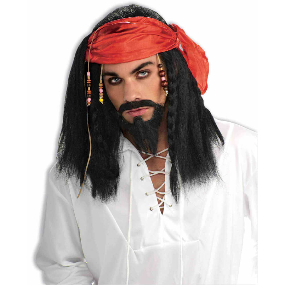 South Seas Buccaneer Adult Wig