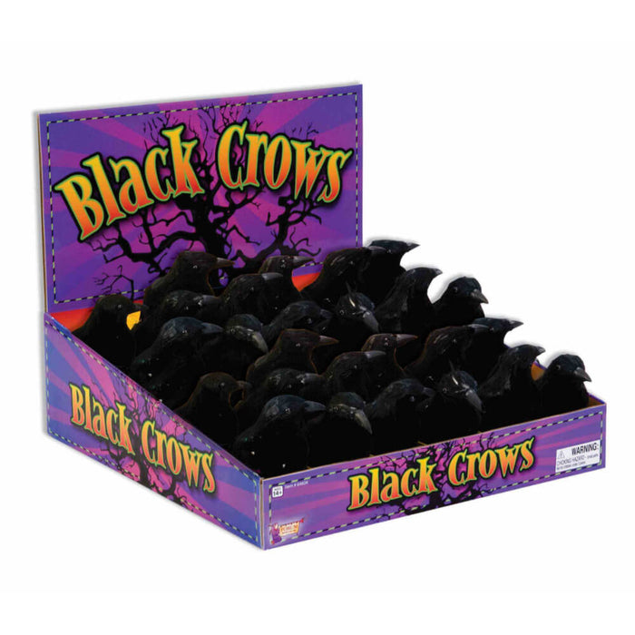 CROW 5" TALL SMALL BLACK 