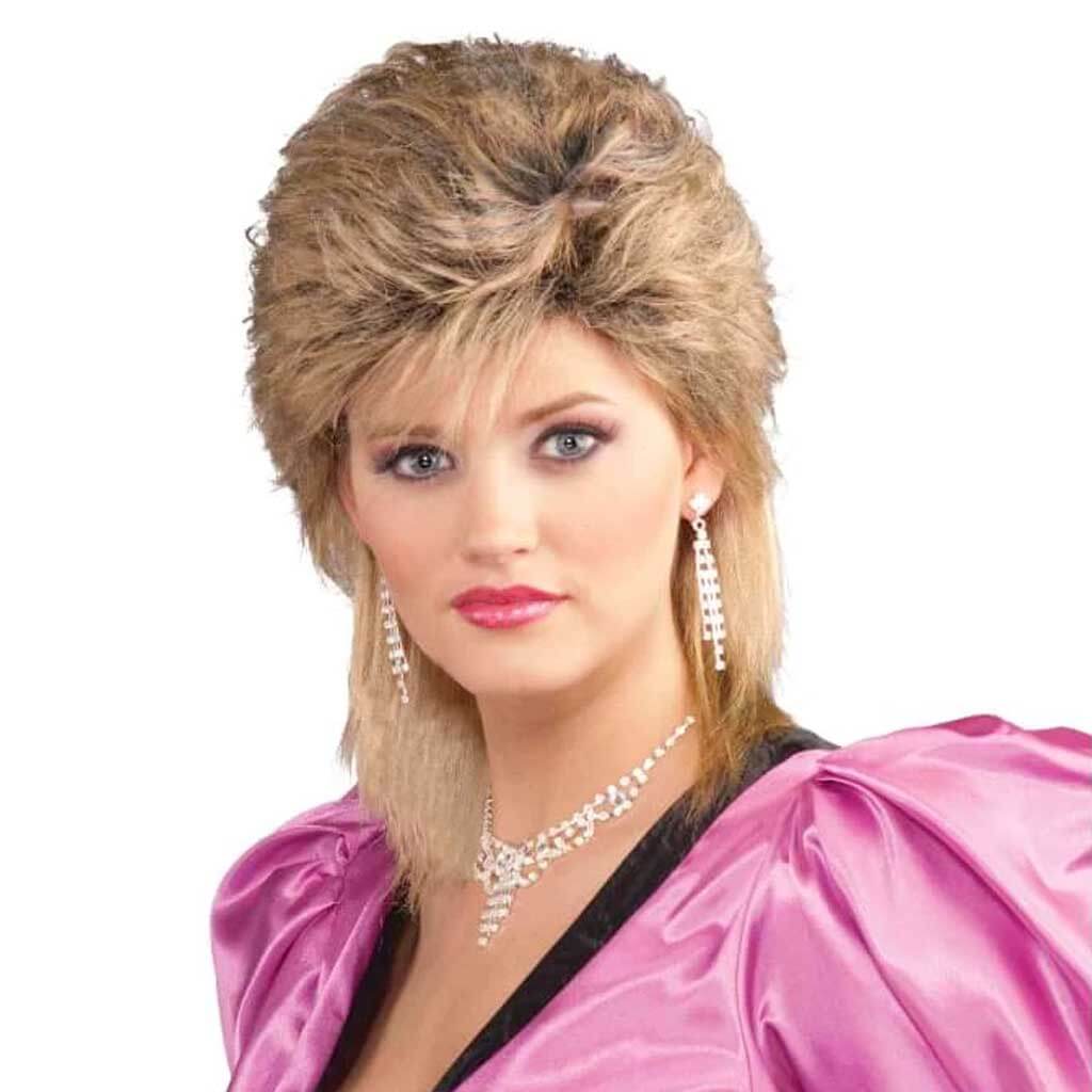 80&#39;s Salon Mixed Adult Wig