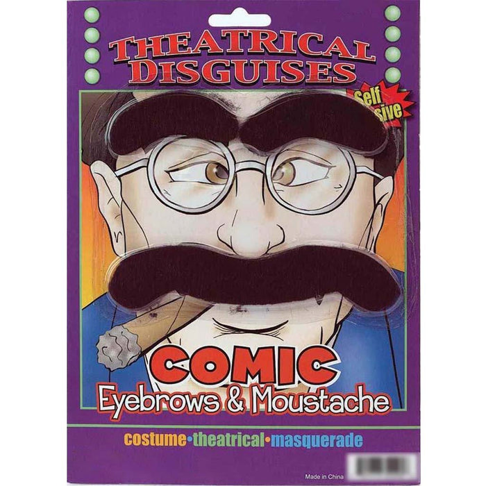 Comic Eyebrows & Moustache