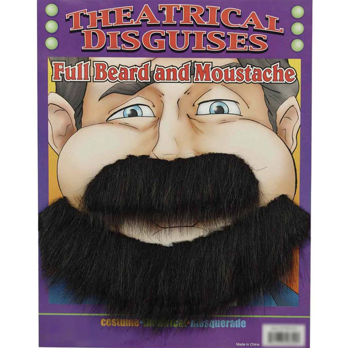 Beard & Moustache Full Set