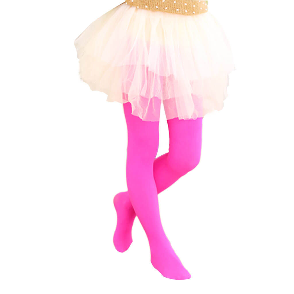 Children Nylon Tights Pink 