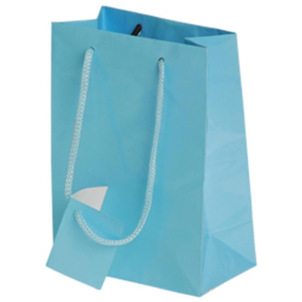SMALL GIFT BAG LIGHT BLUE 