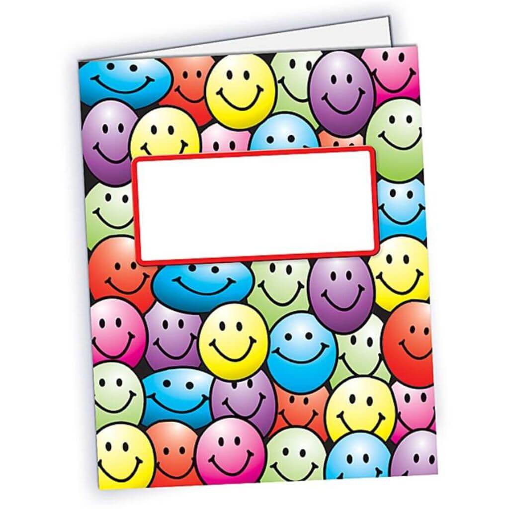 Face Folder Smiley Faces Pocket Folder - Creative Minds