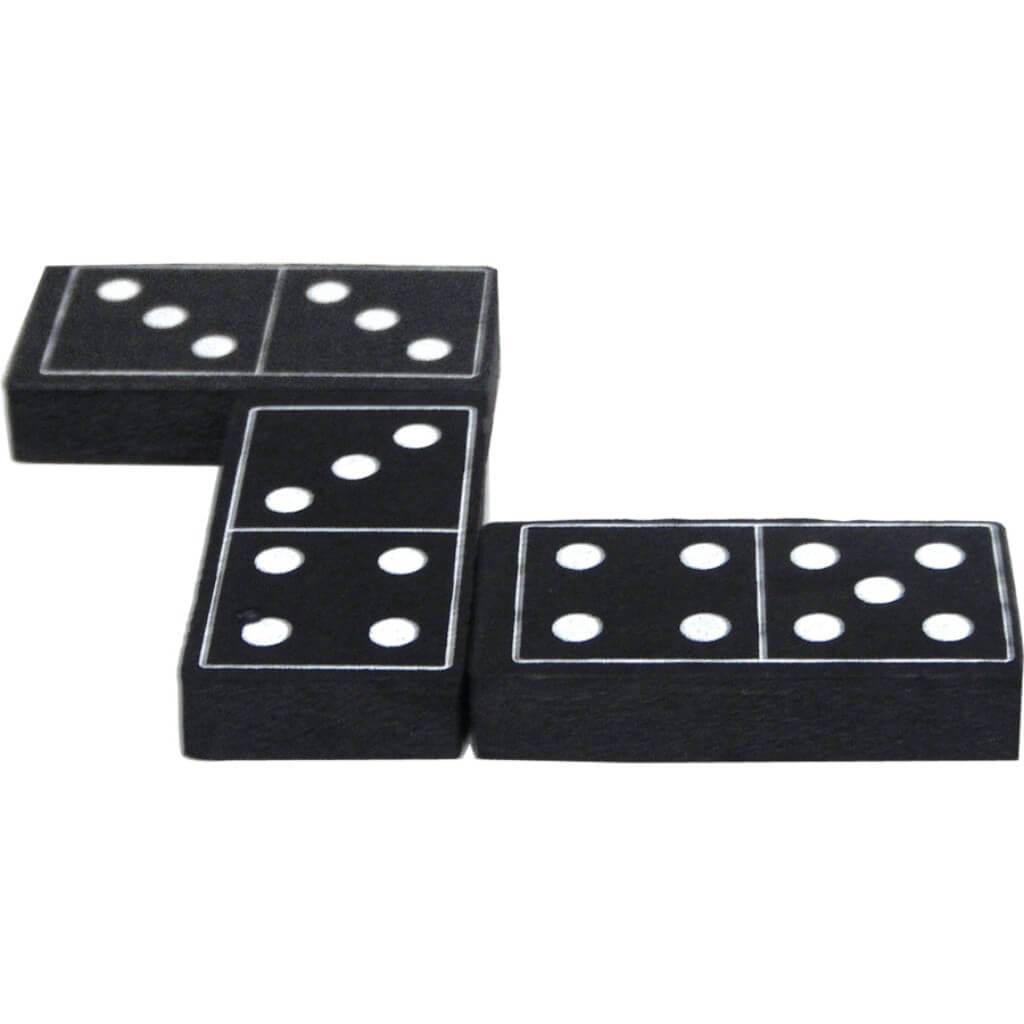 Foam Dominoes: Black 