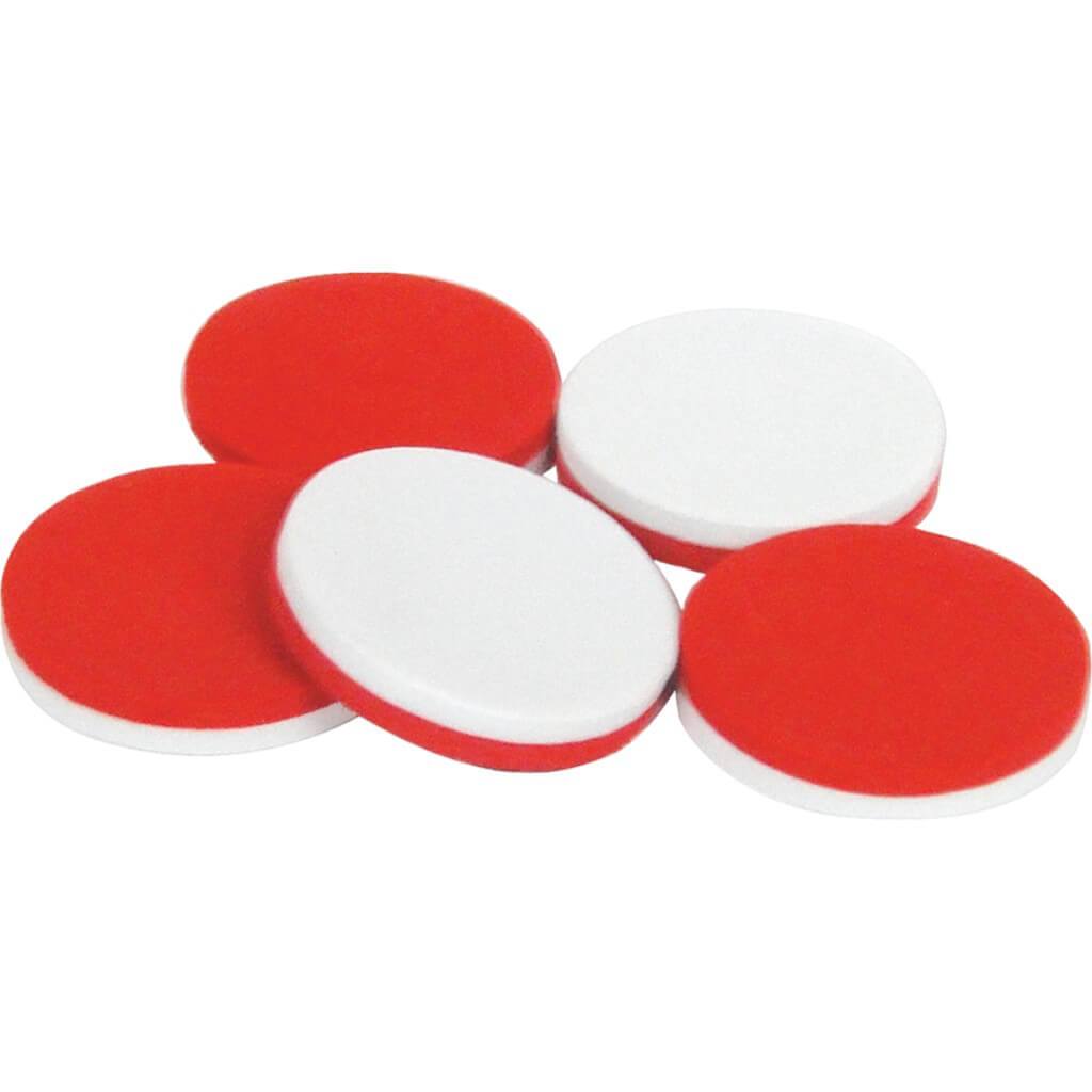 Foam Counters: Red/White 