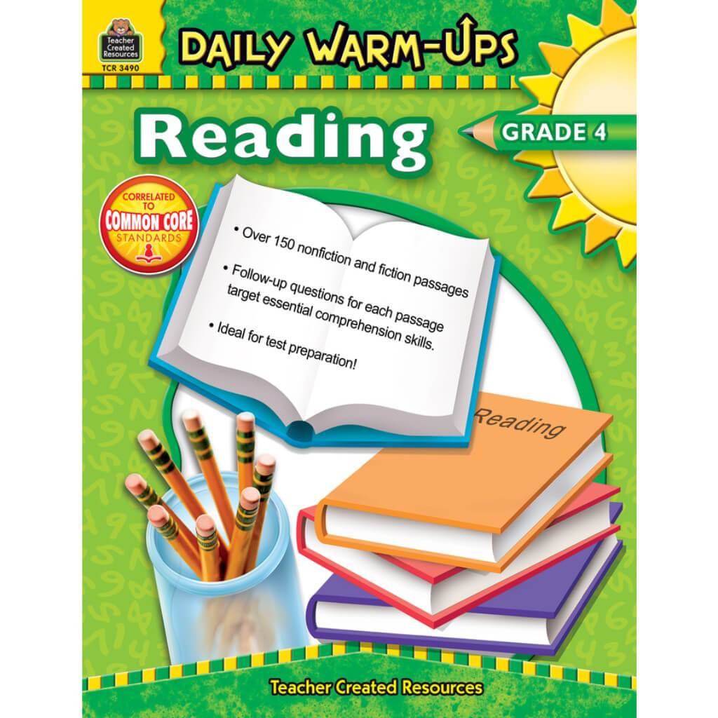 Daily Warm-Ups Reading Book Grade 4 