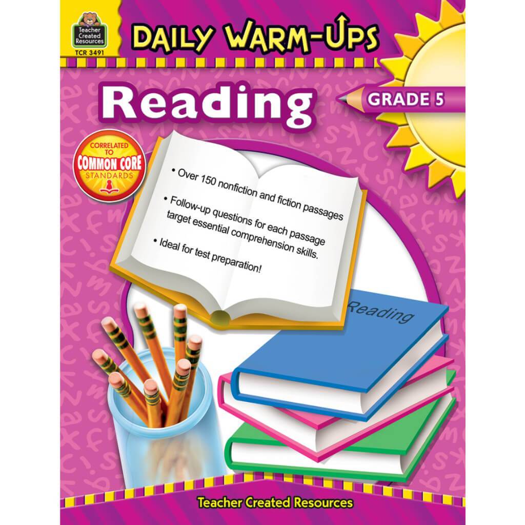 Daily Warm-Ups Reading Book Grade 5 