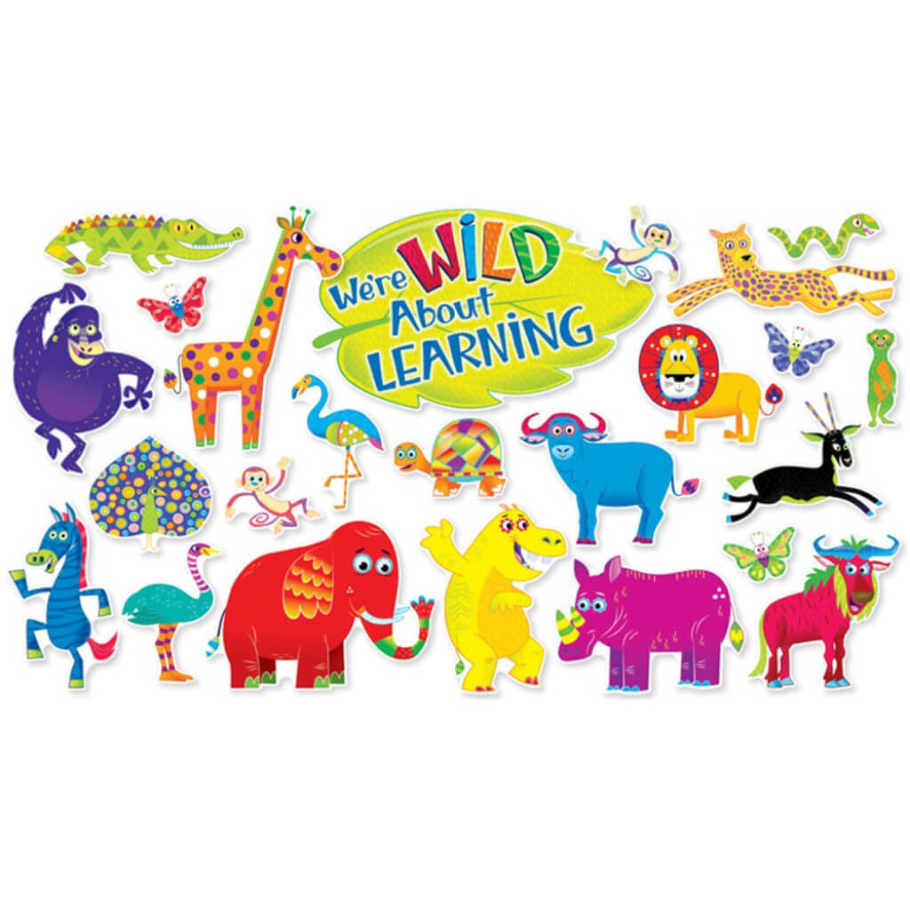 Jingle Jungle Animals Bulletin Board Set