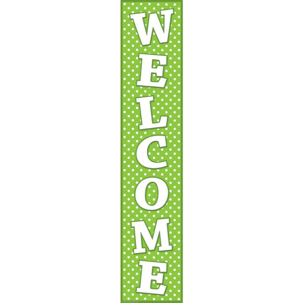 Polka Dots Welcome Banner 