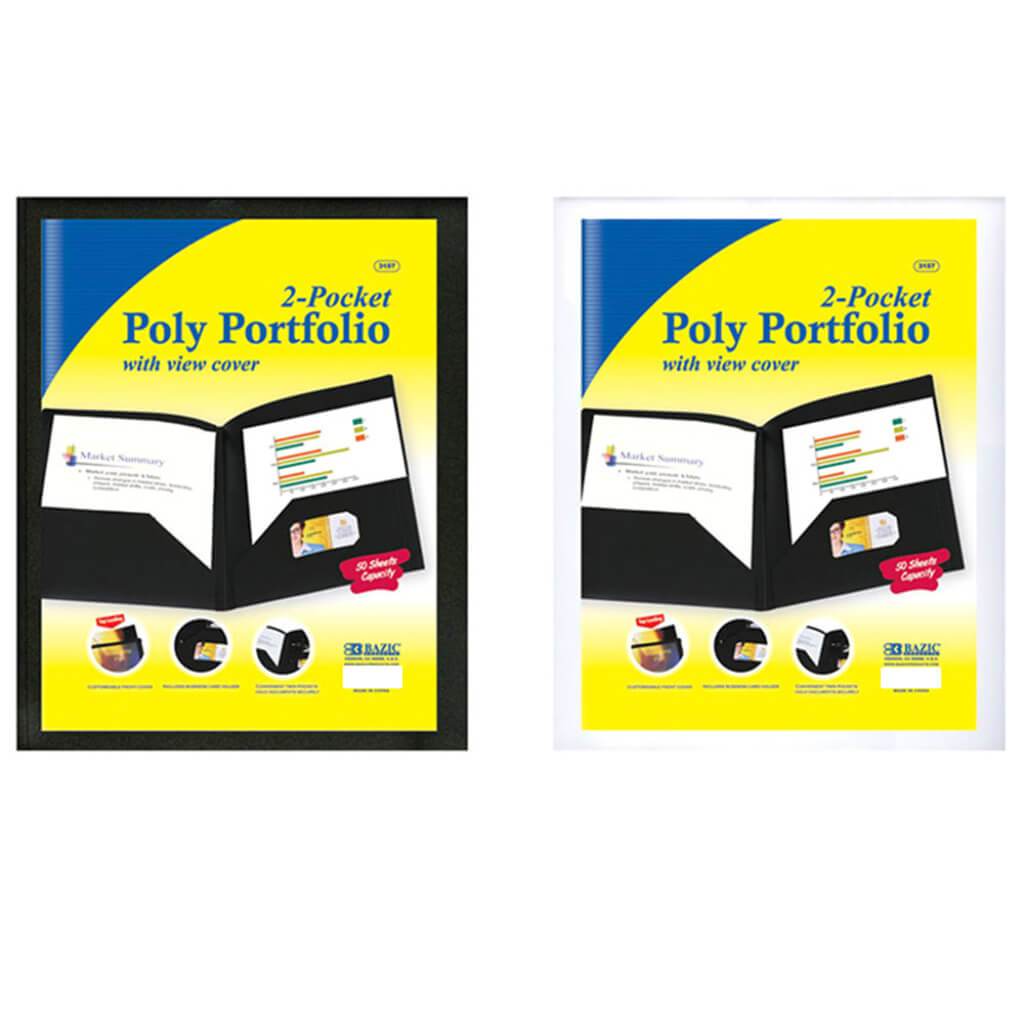 Portfolio 2 Pockets with View Cover 