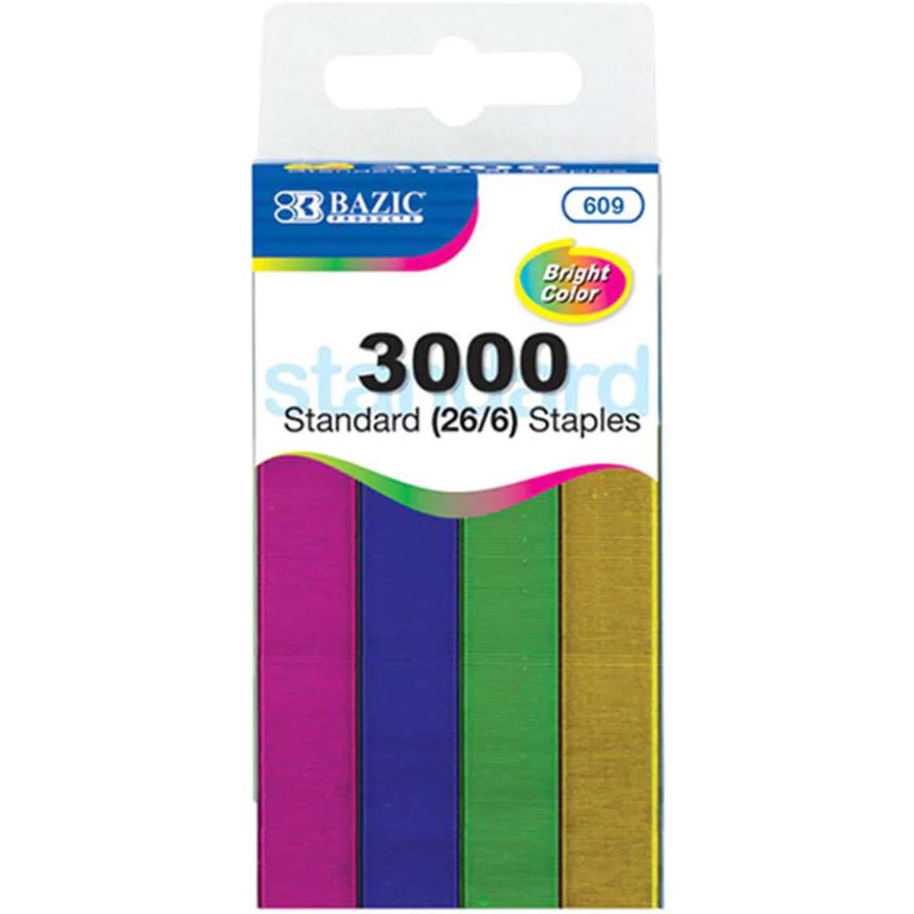 Standard Metallic Color Staples 