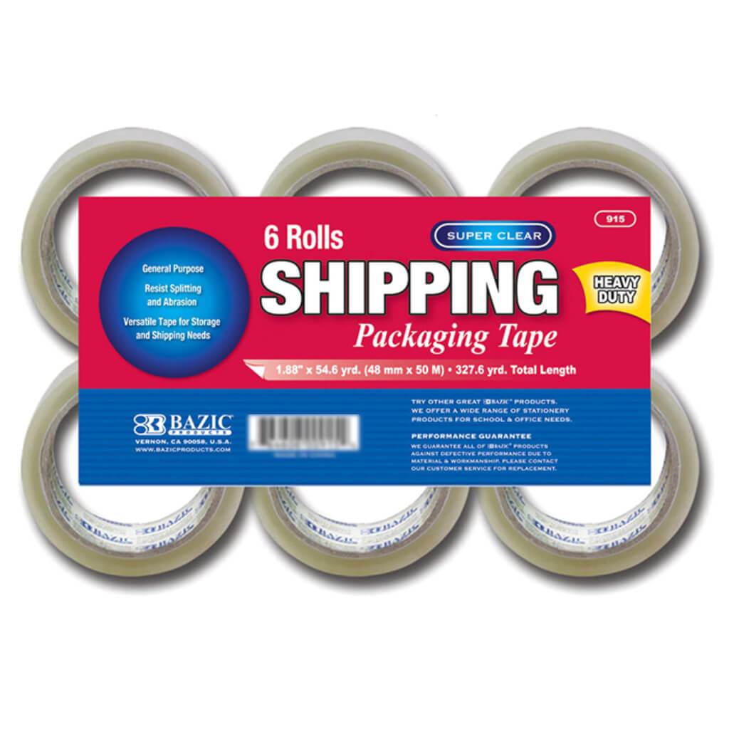 Super Clear Heavy Duty Packaging Tape 1.88in x 54.6yd 