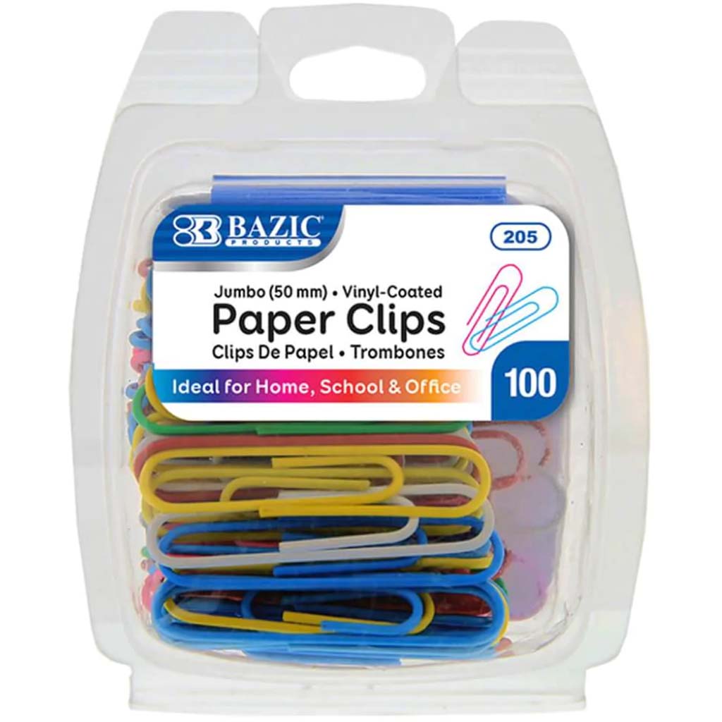 Color Paper Clips Jumbo 50mm 