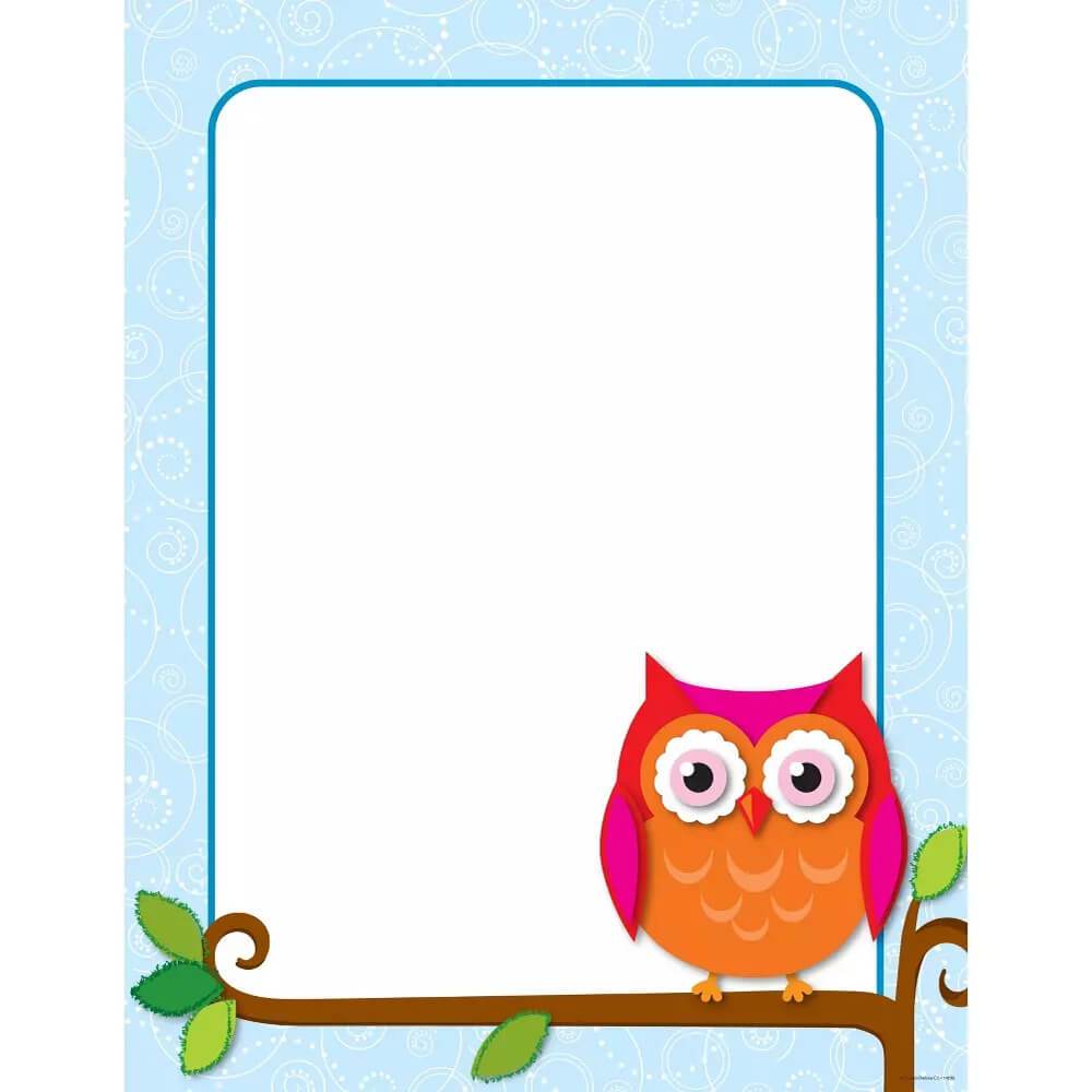 Colorful Owls Chart 