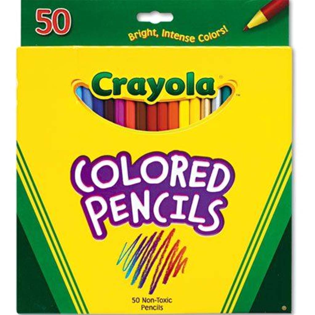 Crayola Colored Pencils 50 Count