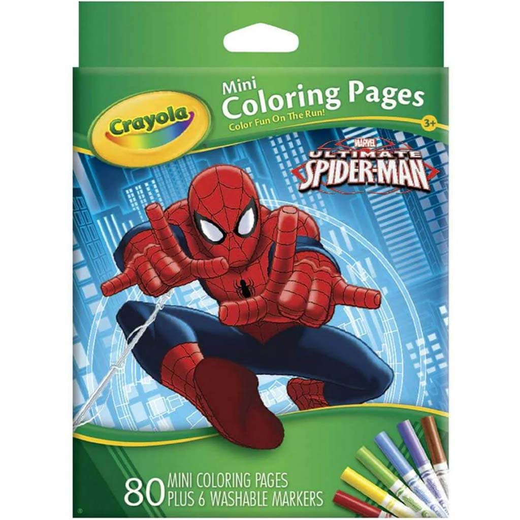 Crayola Ultimate Spiderman Mini Coloring Pages