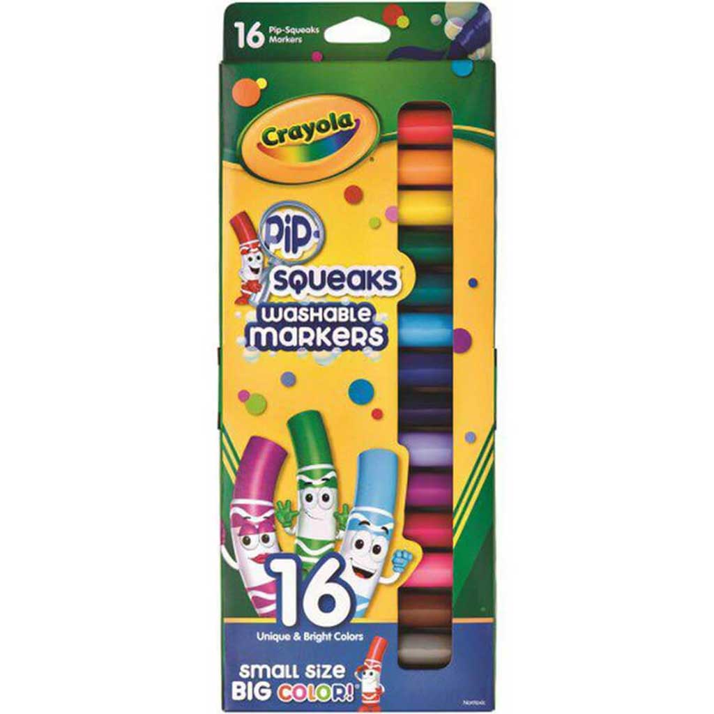 Crayola Washable Pipsqueak Marker 16Pk