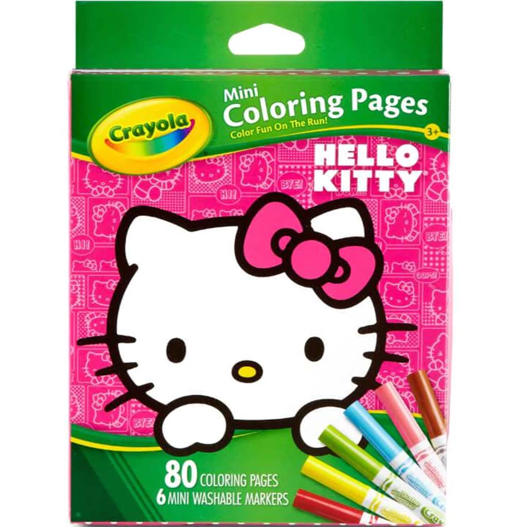Crayola Hello Kitty Mini Coloring Pages
