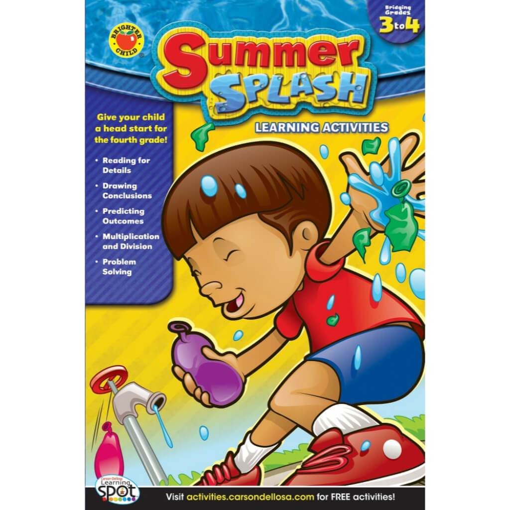 Summer Splash Learning Activities Workbook Grade 3-4 