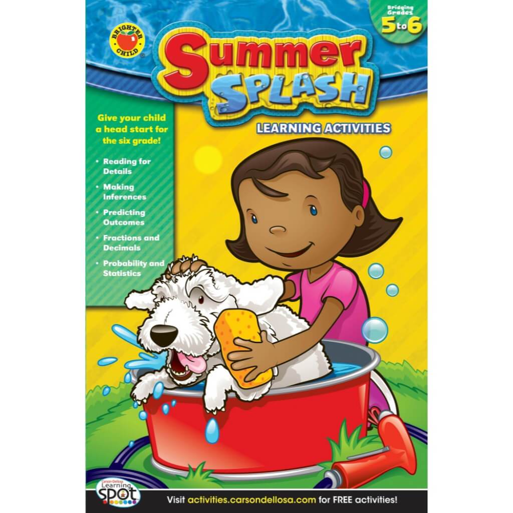 Summer Splash Learning Activities Workbook Grade 5-6 