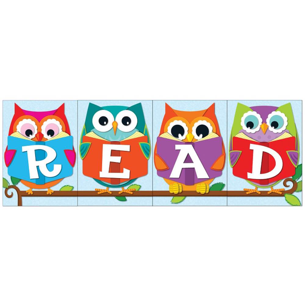 Whooo Loves Reading? Bulletin Board Set 