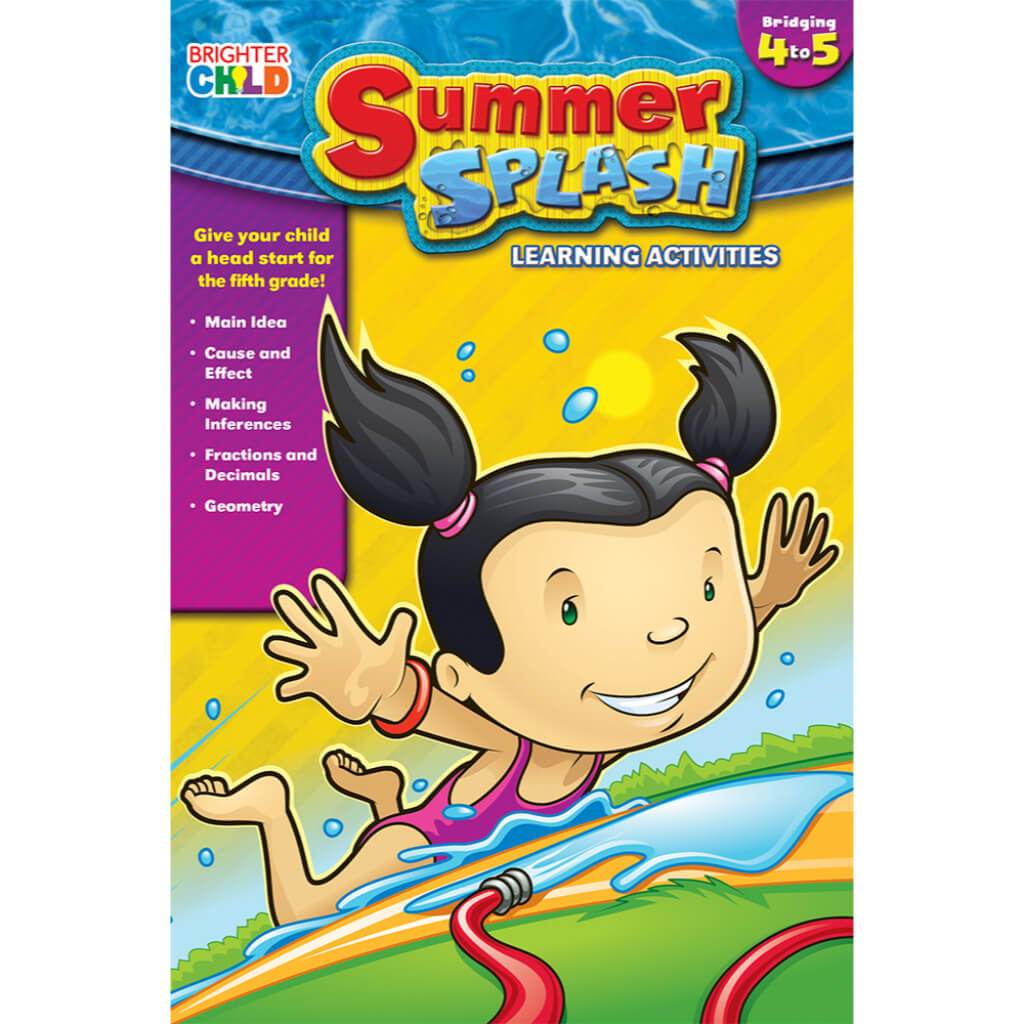 Summer Splash Learning Activities Workbook Grade 4-5 