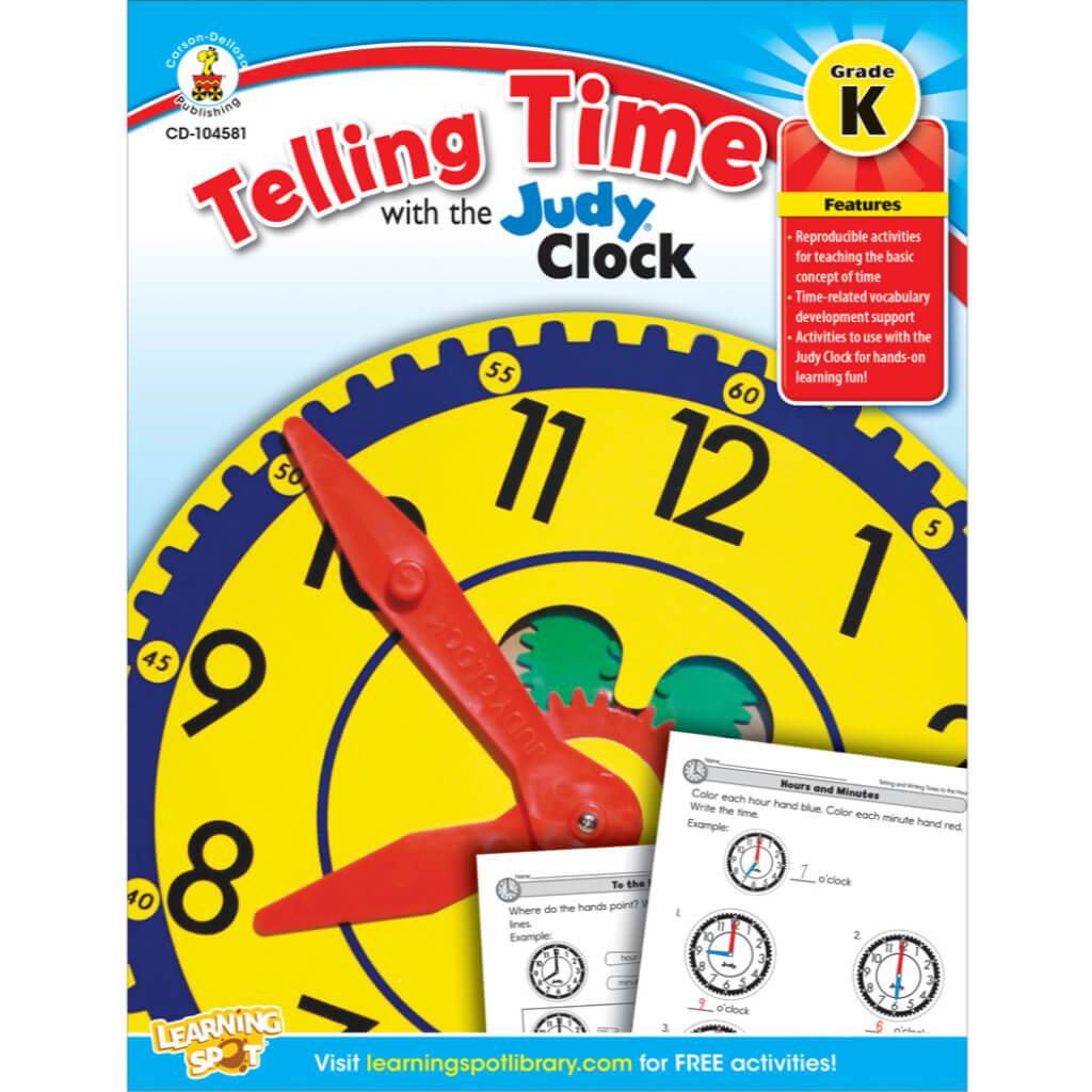 Telling Time Judy Clock Workbook Grade 1 