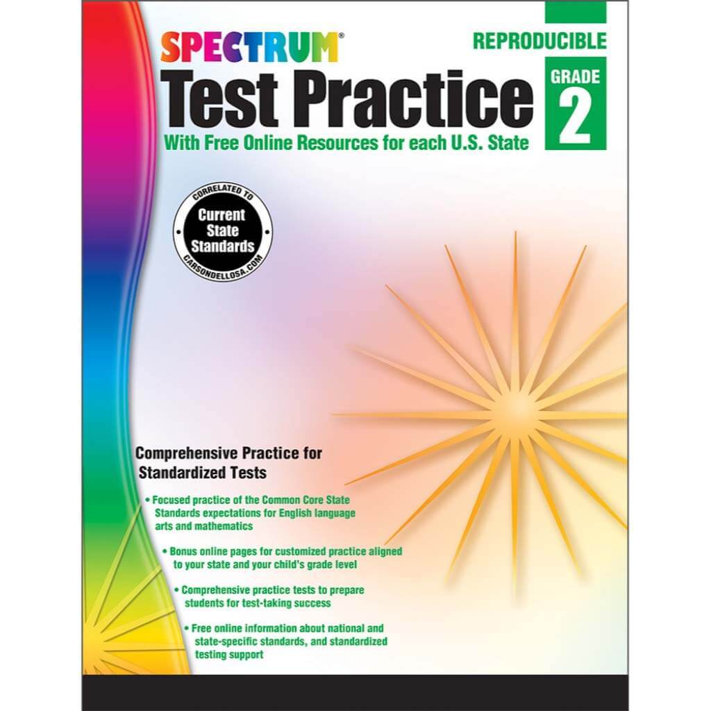 Spectrum Test Practice Workbook Grade 2 