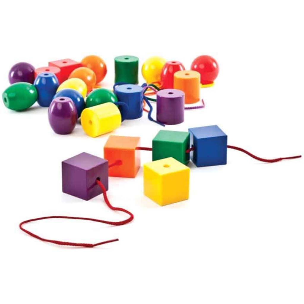 Thinking Kids 48 Jumbo Lacing Manipulatives 