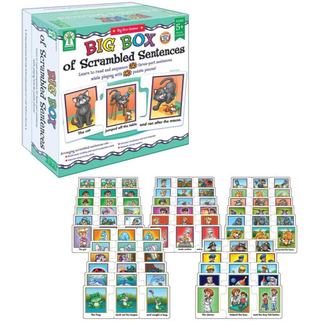 Big Box of Scrambled Sentences Puzzle