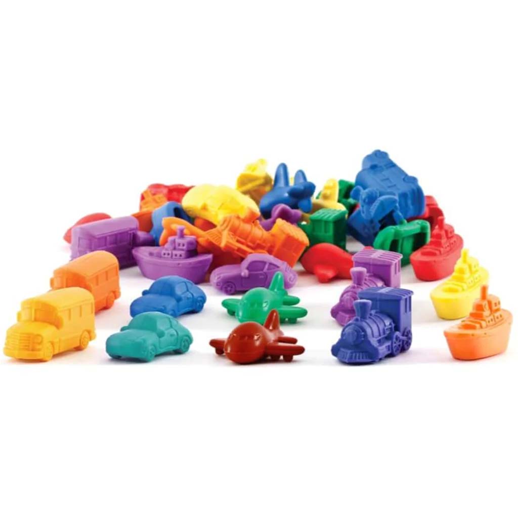 Thinking Kid 72 Transportation Count Manipulatives 